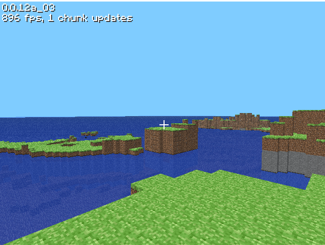 Screenshot of Classic, island in ocean.